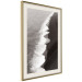 Wall Poster Balance of Opposites - monochromatic seascape with beach 130263 additionalThumb 3