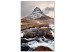 Canvas Print Kirkjufell (1-piece) Vertical - landscape of water and mountain scenery 130363