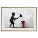 Poster Destroy the Hydrant - mural of a black boy with a large hammer on the wall 132463 additionalThumb 23