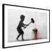 Poster Destroy the Hydrant - mural of a black boy with a large hammer on the wall 132463 additionalThumb 13