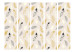 Folding Screen Golden Feathers II (5-piece) - composition in bird pattern and light background 133163 additionalThumb 3