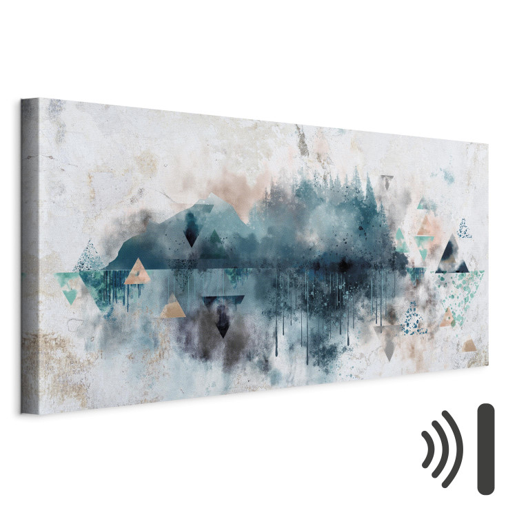 Canvas Print Geometric Landscape (1-piece) - watercolor-style abstraction 134363 additionalImage 8