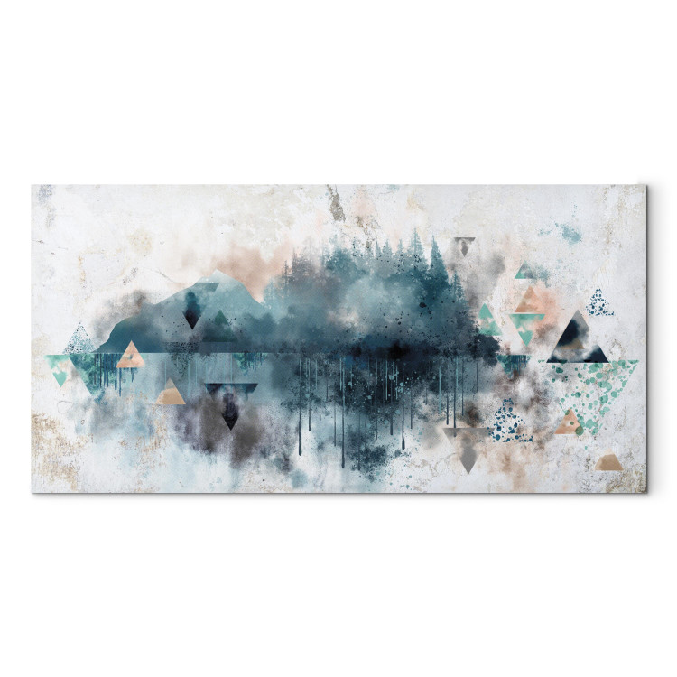 Canvas Print Geometric Landscape (1-piece) - watercolor-style abstraction 134363 additionalImage 7