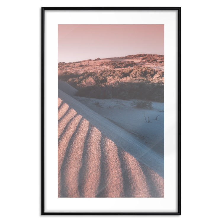 Wall Poster Pink Sands - desert landscape and plants in an orange composition 134763 additionalImage 15