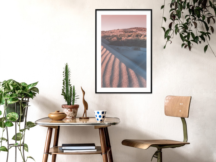Wall Poster Pink Sands - desert landscape and plants in an orange composition 134763 additionalImage 18
