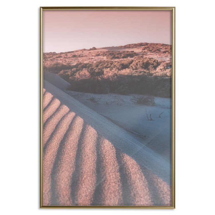 Wall Poster Pink Sands - desert landscape and plants in an orange composition 134763 additionalImage 17