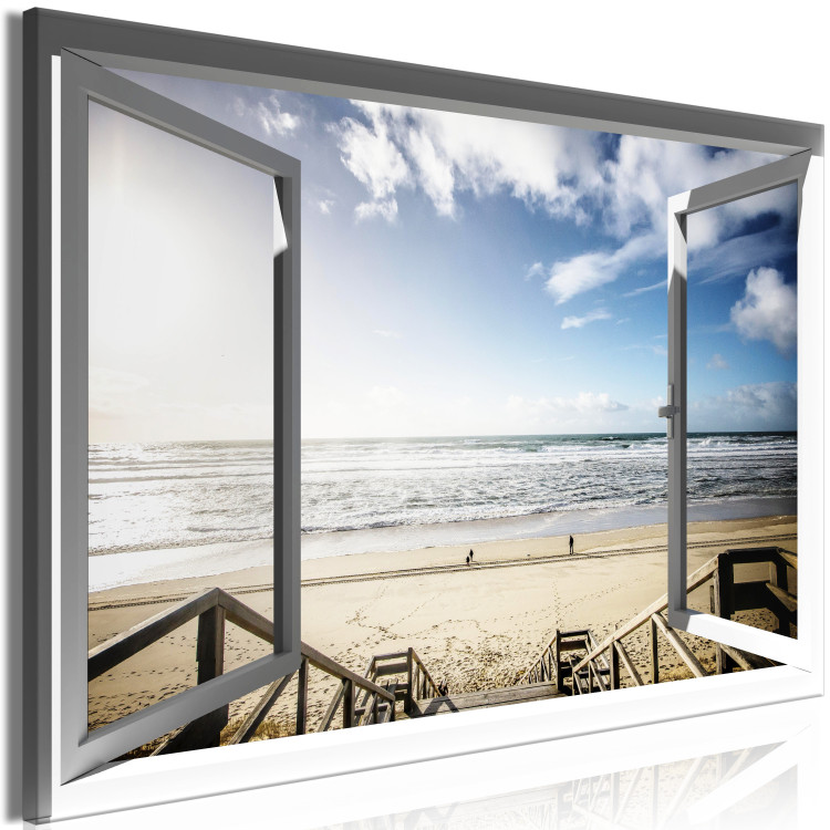 Canvas Print View of Peace (1-piece) Wide - landscape of beach and sea 135563 additionalImage 2