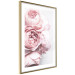 Poster Rosy Scent - romantic composition of pink flowers on a light background 135763 additionalThumb 2