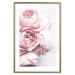Poster Rosy Scent - romantic composition of pink flowers on a light background 135763 additionalThumb 25