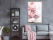 Poster Rosy Scent - romantic composition of pink flowers on a light background 135763 additionalThumb 6