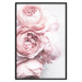 Poster Rosy Scent - romantic composition of pink flowers on a light background 135763 additionalThumb 22