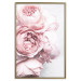 Poster Rosy Scent - romantic composition of pink flowers on a light background 135763 additionalThumb 24
