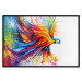 Wall Poster Horizontal Parrot - unique composition with a colorful bird on white 137163 additionalThumb 10