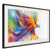 Wall Poster Horizontal Parrot - unique composition with a colorful bird on white 137163 additionalThumb 23