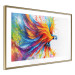 Wall Poster Horizontal Parrot - unique composition with a colorful bird on white 137163 additionalThumb 17