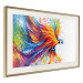 Wall Poster Horizontal Parrot - unique composition with a colorful bird on white 137163 additionalThumb 22
