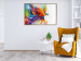 Wall Poster Horizontal Parrot - unique composition with a colorful bird on white 137163 additionalThumb 13