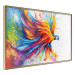 Wall Poster Horizontal Parrot - unique composition with a colorful bird on white 137163 additionalThumb 26