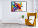 Wall Poster Horizontal Parrot - unique composition with a colorful bird on white 137163 additionalThumb 19
