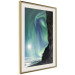 Poster Wonder of Nature - picturesque aurora borealis in the sky amidst towering cliffs 138763 additionalThumb 20