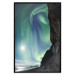 Poster Wonder of Nature - picturesque aurora borealis in the sky amidst towering cliffs 138763 additionalThumb 9