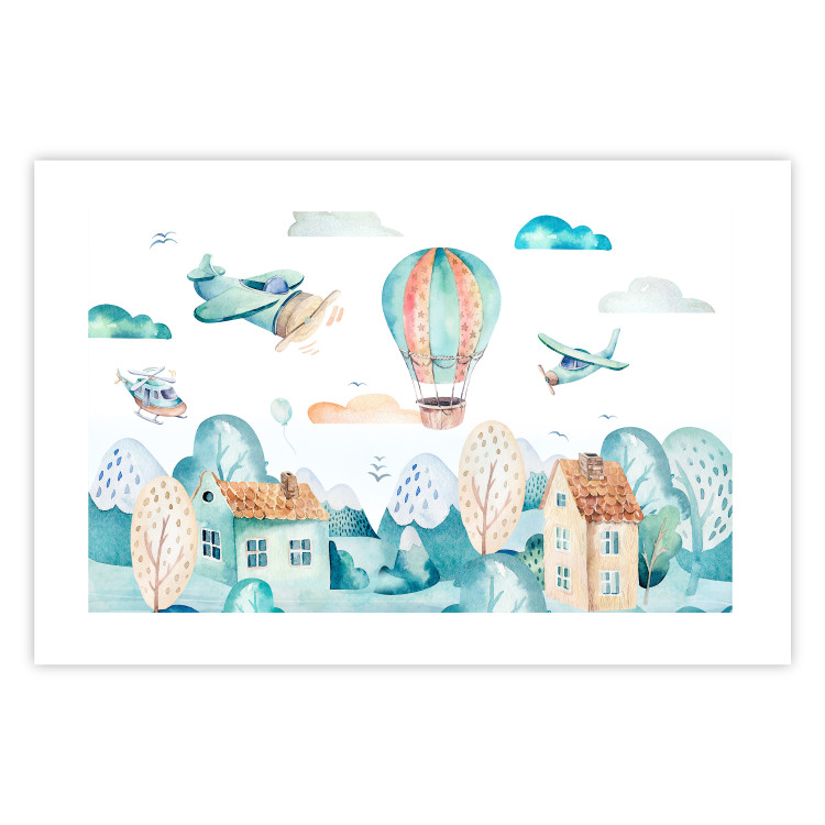 Poster Airplane Town [Poster] 142863 additionalImage 18