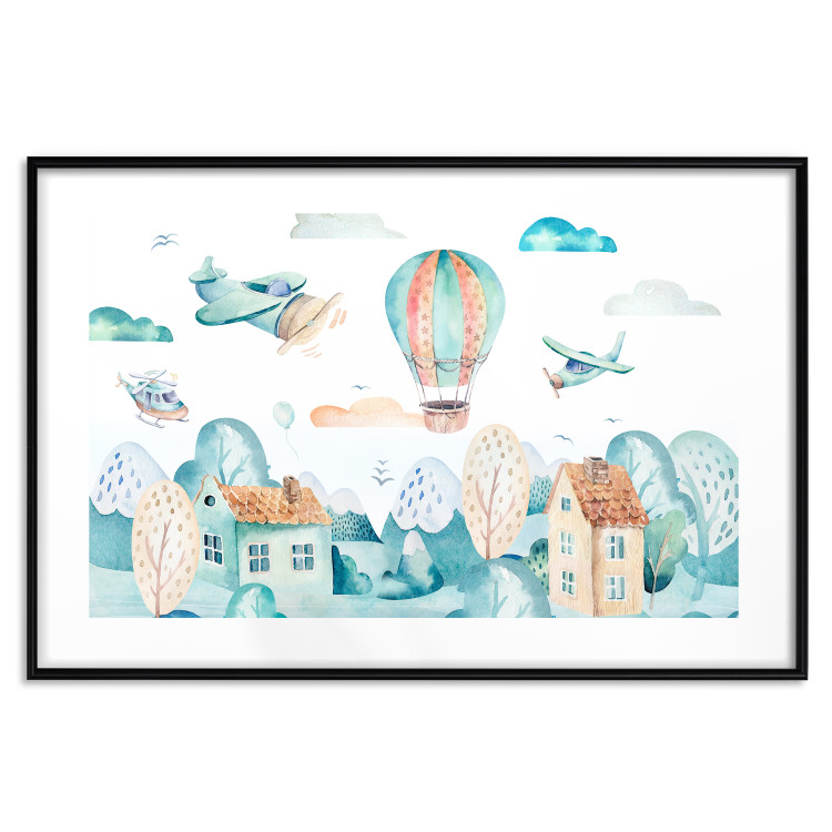 Poster Airplane Town [Poster] 142863 additionalImage 23