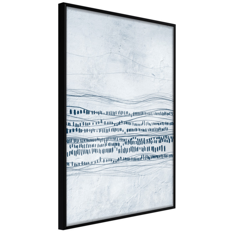 Wall Poster Traces in the Snow - Abstract Shapes on the Soft Background 145363 additionalImage 5