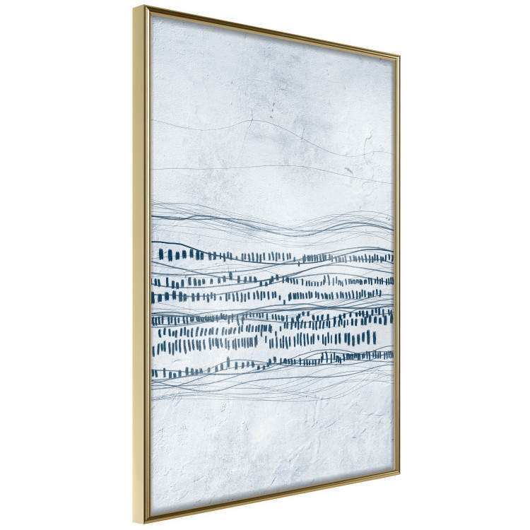 Wall Poster Traces in the Snow - Abstract Shapes on the Soft Background 145363 additionalImage 8