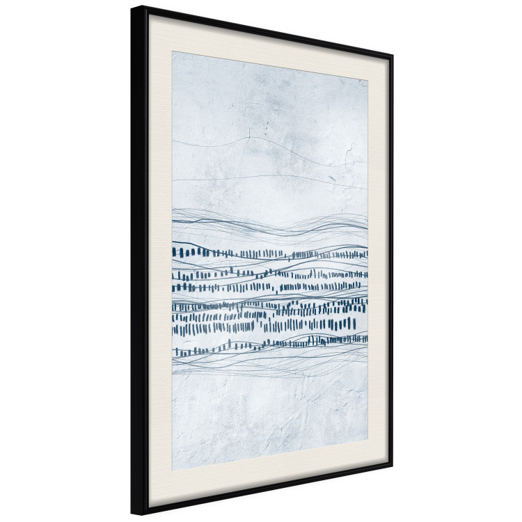 Wall Poster Traces in the Snow - Abstract Shapes on the Soft Background 145363 additionalImage 9