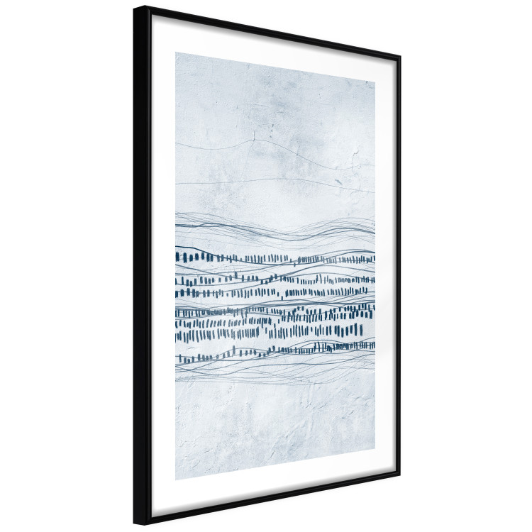 Wall Poster Traces in the Snow - Abstract Shapes on the Soft Background 145363 additionalImage 7