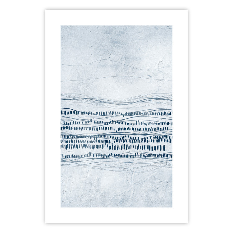 Wall Poster Traces in the Snow - Abstract Shapes on the Soft Background 145363 additionalImage 22