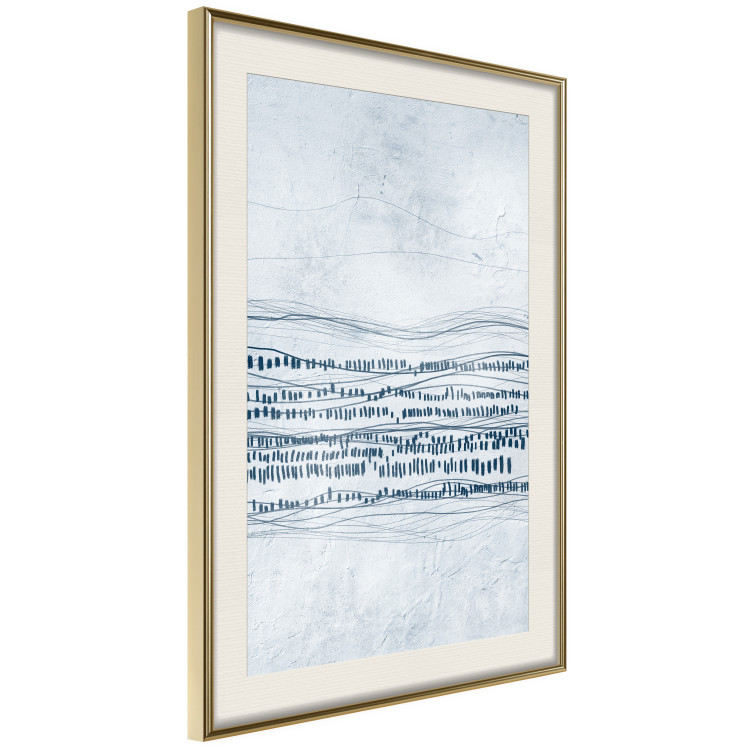 Wall Poster Traces in the Snow - Abstract Shapes on the Soft Background 145363 additionalImage 10