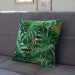 Decorative Microfiber Pillow Botanical lace - a floral composition in greens and pinks cushions 147663 additionalThumb 4