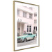 Wall Poster Retro Style - Sunny Street in a Pink Glow and a Car 149063 additionalThumb 13