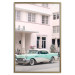 Wall Poster Retro Style - Sunny Street in a Pink Glow and a Car 149063 additionalThumb 24