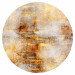 Round wallpaper Luminous Texture - Abstract Composition in Warm Tones 149163 additionalThumb 1