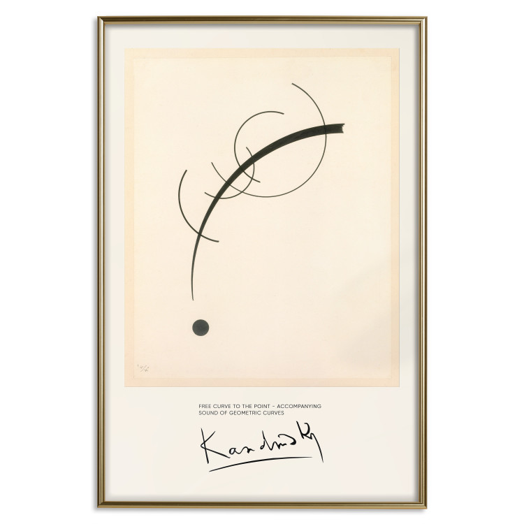 Wall Poster Free Curve - Line and Dot on the Plane According to Kandinsky 151663 additionalImage 23