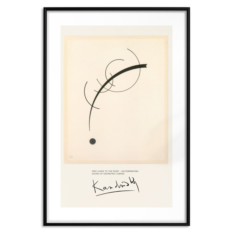 Wall Poster Free Curve - Line and Dot on the Plane According to Kandinsky 151663 additionalImage 22
