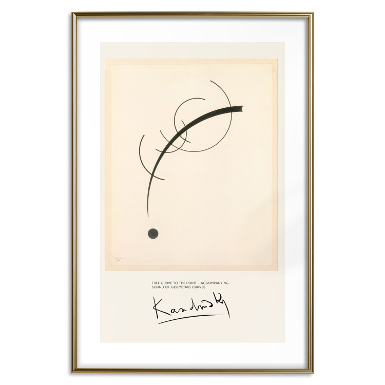 Wall Poster Free Curve - Line and Dot on the Plane According to Kandinsky 151663 additionalImage 25