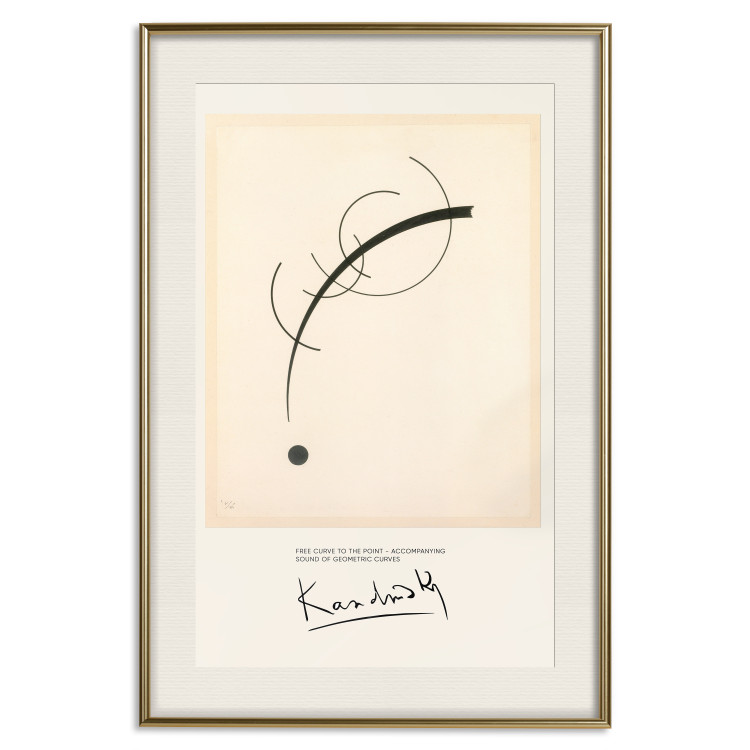 Wall Poster Free Curve - Line and Dot on the Plane According to Kandinsky 151663 additionalImage 26