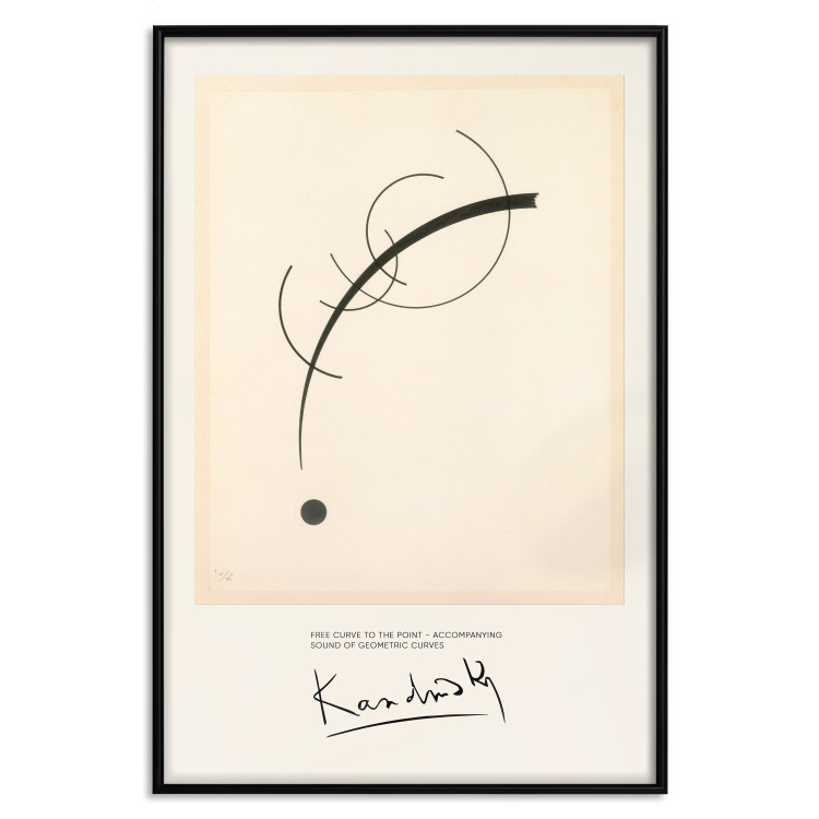 Wall Poster Free Curve - Line and Dot on the Plane According to Kandinsky 151663 additionalImage 20