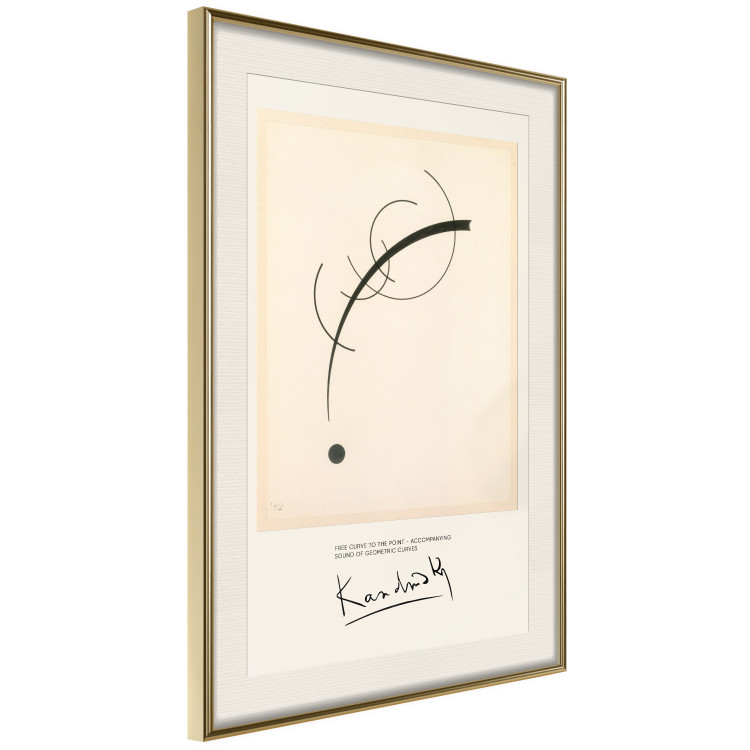 Wall Poster Free Curve - Line and Dot on the Plane According to Kandinsky 151663 additionalImage 8