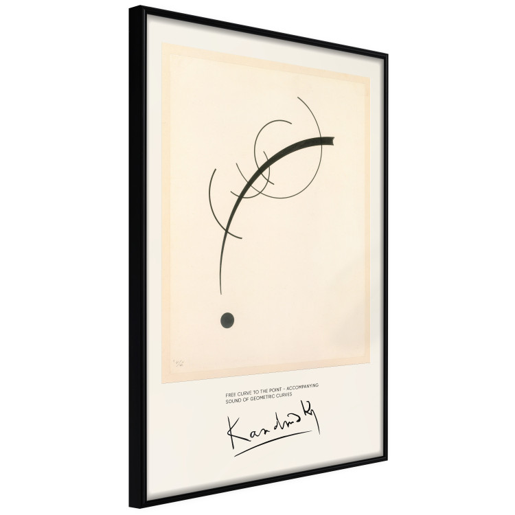 Wall Poster Free Curve - Line and Dot on the Plane According to Kandinsky 151663 additionalImage 5