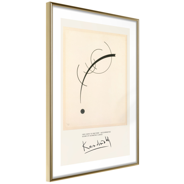 Wall Poster Free Curve - Line and Dot on the Plane According to Kandinsky 151663 additionalImage 7