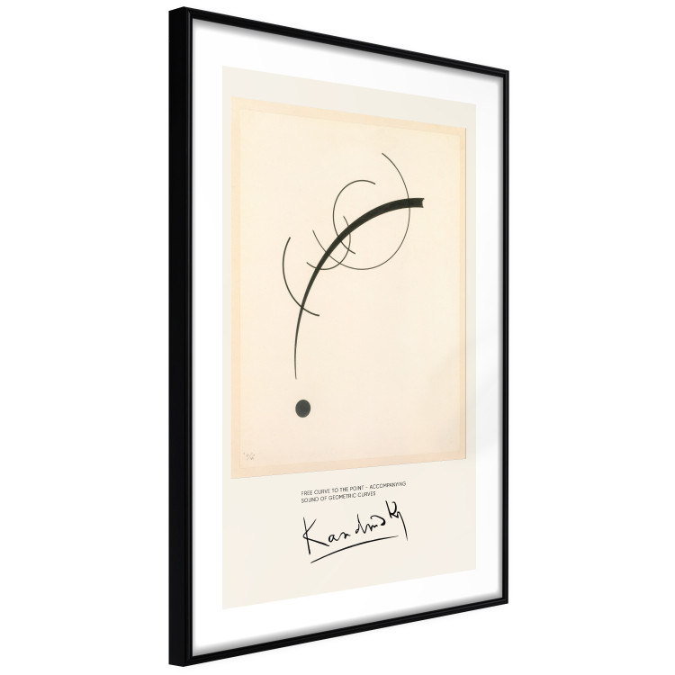 Wall Poster Free Curve - Line and Dot on the Plane According to Kandinsky 151663 additionalImage 6
