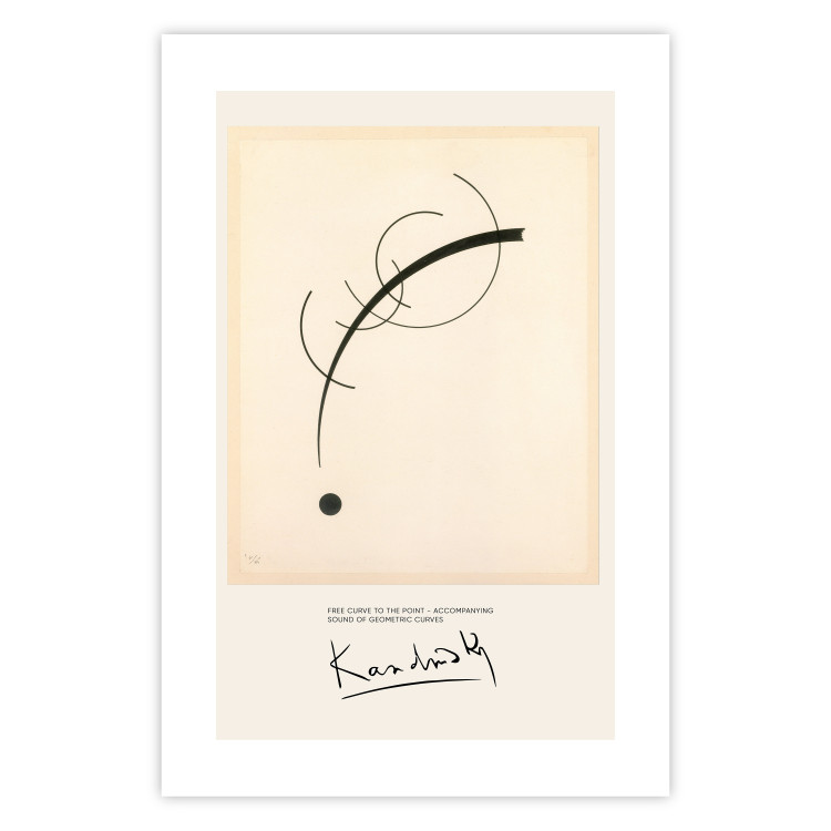 Wall Poster Free Curve - Line and Dot on the Plane According to Kandinsky 151663 additionalImage 19
