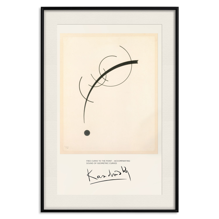 Wall Poster Free Curve - Line and Dot on the Plane According to Kandinsky 151663 additionalImage 24