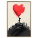 Wall Poster Red Heart - A Girl With a Balloon Inspired by Banksy’s Style 151763 additionalThumb 25
