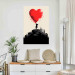 Wall Poster Red Heart - A Girl With a Balloon Inspired by Banksy’s Style 151763 additionalThumb 8